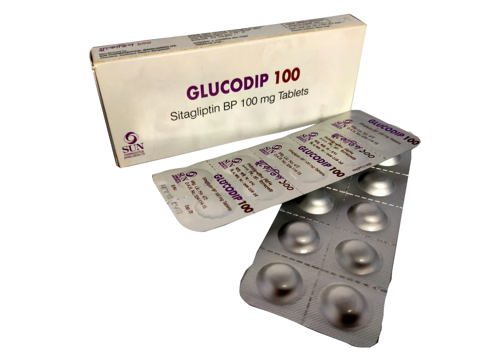 Picture of Glucodip 100 Tablet